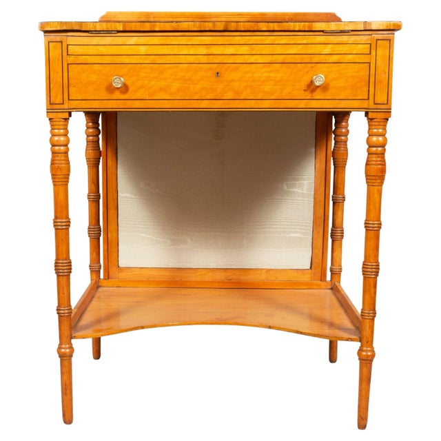 Late 18th Century George III Satinwood And Tulipwood Work Table For Sale - Image 5 of 12