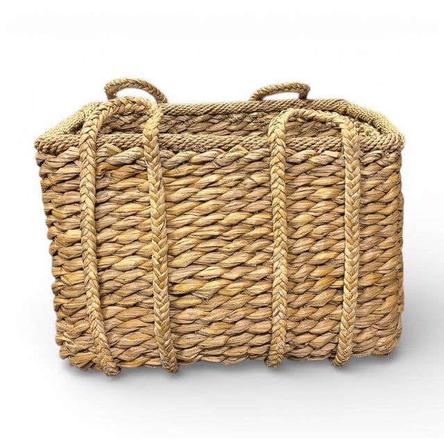 This beautifully detailed handwoven vintage basket is decorative, practical and can be put to a multitude of uses. It can...