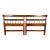 1990s Hitchcock Solid Maple Vintage Twin Stenciled Headboards - Pair For Sale