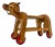 Vintage Wooden Childs Toy Dog on Wheels, 1960s For Sale