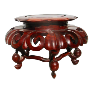 1980s Chinese Rosewood Table Stand
