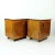 Brown Mid-Century Bedside Tables in Shellack Walnut, Former Czechoslovakia, 1960s, Set of 2 For Sale - Image 8 of 13