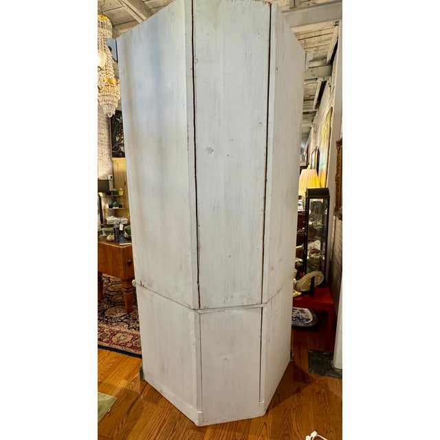 Antique French Country Corner Cabinet For Sale - Image 4 of 4