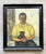 Mid 20th Century Vintage Figurative Man and Dog Oil Painting For Sale - Image 5 of 12