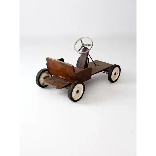 Farmhouse Vintage Toy Riding Car For Sale - Image 3 of 11