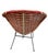 1960s Mid-Century Modern Balinese Vinyl Weave Scoop Chair For Sale In West Palm - Image 6 of 11