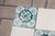 1920s Portuguese Art Deco Tiles Set of 32 Large Green & White Antique Decorative Tiles For Sale - Image 6 of 18