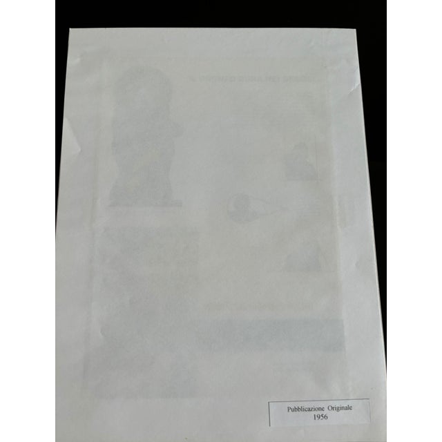 Paper Original Barovier and Toso Advertising Print for Murano Glass, Italy, 1956 For Sale - Image 7 of 9