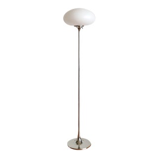 Vintage Chrome Mushroom Floor Lamp by Laurel Lamp Co. For Sale