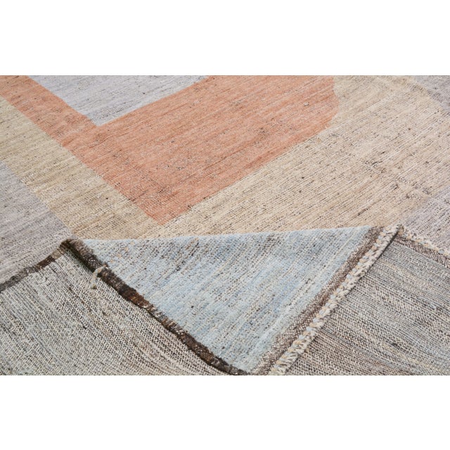 1990s Moroccan Hand Knotted Beni Ourain Rug With Soft Texture,10'10"X13'9" For Sale In New York - Image 6 of 7