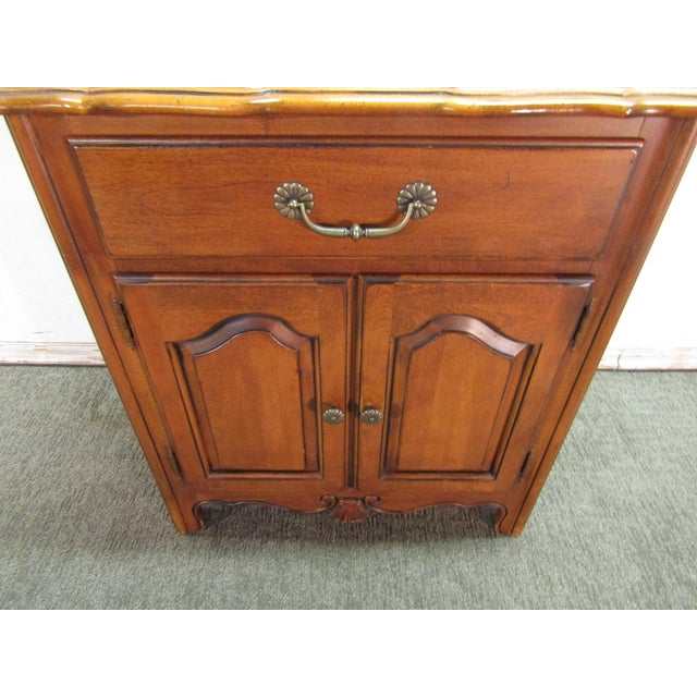 Ethan Allen Country French Solid Maple Nightstand Chairish