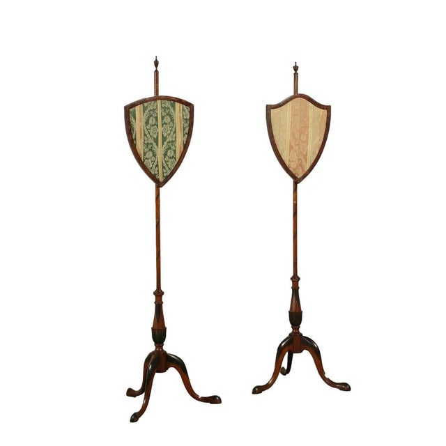 19th Century George IV Satinwood Fabric Screen Poles, England For Sale - Image 15 of 15