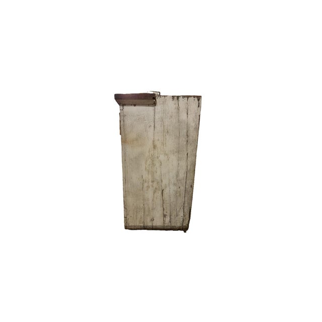 Antique Primitive Wood Cabinet For Sale - Image 4 of 10