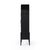 Four Hands Tolle Panel Door Cabinet, Drifted Matte Black For Sale - Image 11 of 13