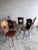Plywood Dining Chairs from Baumann, France, 1950s, Set of 6 For Sale - Image 6 of 9
