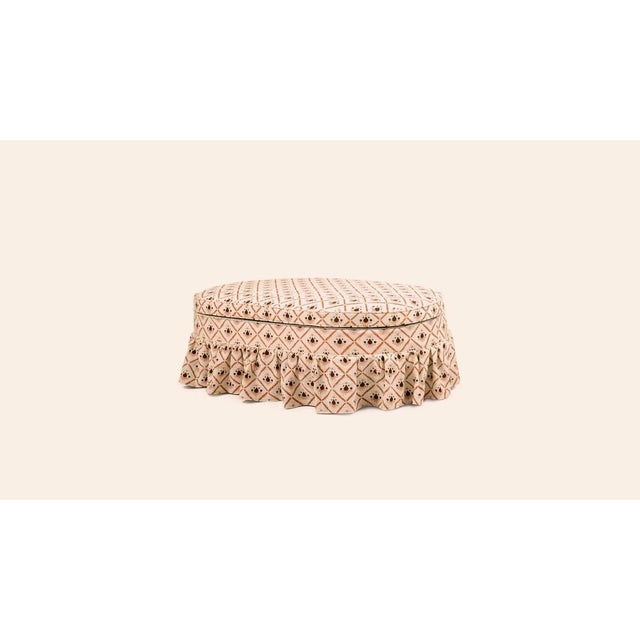 Contemporary Dusky Pink Carlotta Ottoman by Ceraudo For Sale - Image 3 of 6