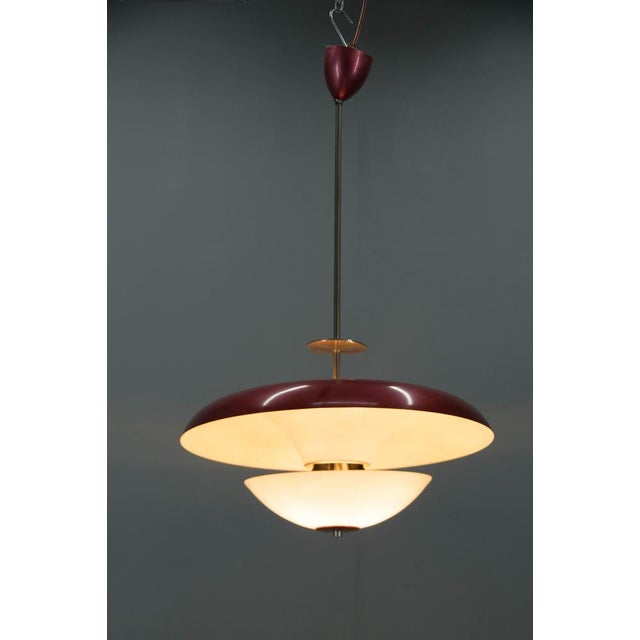 1930s Bauhaus Purple Pendant by IAS, 1930s For Sale - Image 5 of 16