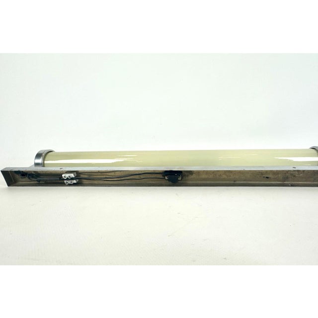 Silver Bauhaus Nickel-Plated Tubular Wall Lamp from Napako, 1930s For Sale - Image 8 of 13