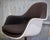 Metal EC178 Swivel Arm Chair in Hopsack Brown by Charles & Ray Eames for Herman Miller, 1970s, Set of 5 For Sale - Image 7 of 18