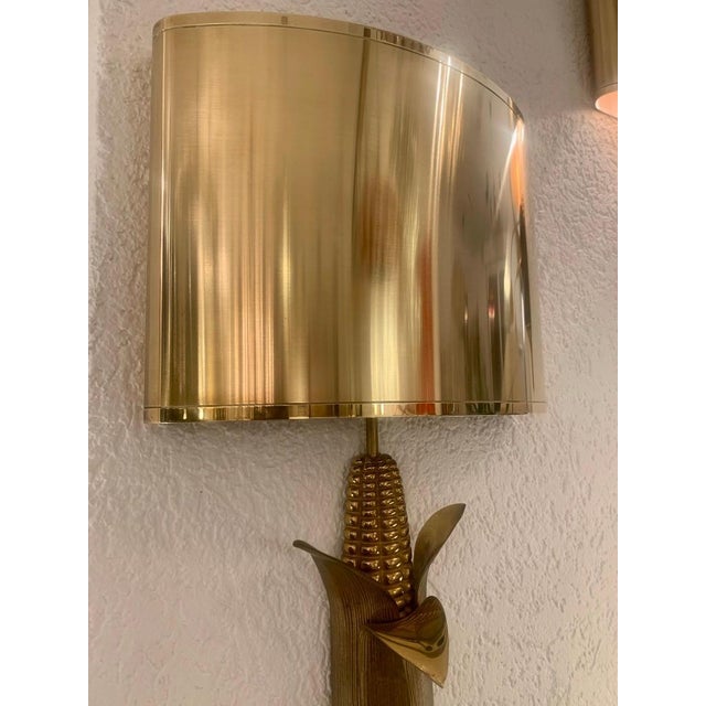 Neoclassical Brass and Bronze Wall Sconces from Maison Charles, 1970s, Set of 2 For Sale - Image 12 of 13