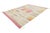 Contemporary Minimalist Wool Kilim Rug With Abstract Ikatesque Accents in Rose For Sale - Image 11 of 12