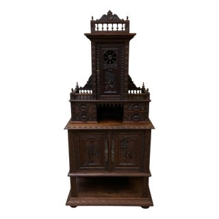 Antique Buffet in Oak, 1880 For Sale