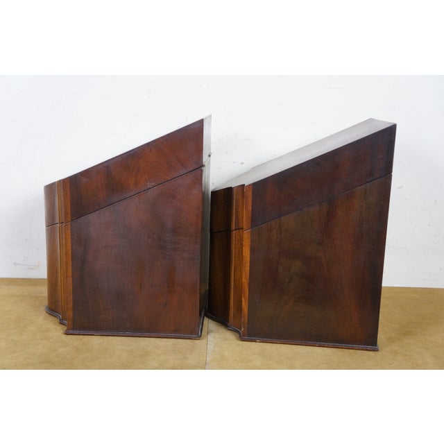 Antique Late 18th C. English George III Mahogany Fitted Cutlery Knife Boxes Pair For Sale - Image 13 of 17