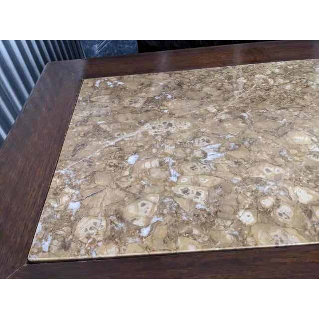 Bar, 19th Century French Renaissance Vintage Carved Buffet With a Marble Top For Sale - Image 13 of 14