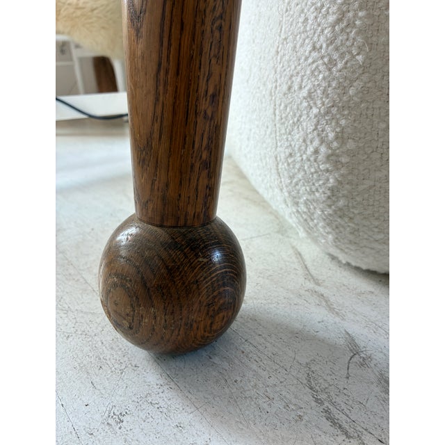 Vintage Solid Oak Table For Sale - Image 15 of 18