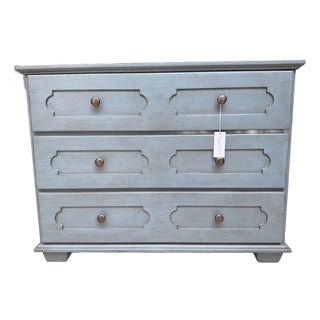 Universal Furniture Denim Wood 3 Drawer Chest(s) For Sale