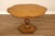 High Quality Vintage Burlwood Extendable Dining Table with Scalloped Top on Pedestal Base, Includes Three Leaves By...