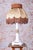 Beige Art Deco Table Lamp in Ceramic and Textile Lampshade, Austria-Vienna, 1910s For Sale - Image 8 of 12