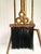 1960s Sculptural Gilt Iron Fireplace Tool Set With Stand For Sale In Los Angeles - Image 6 of 9