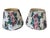 Textile Vintage Botanical Pleated Lampshades- A Pair For Sale - Image 7 of 17