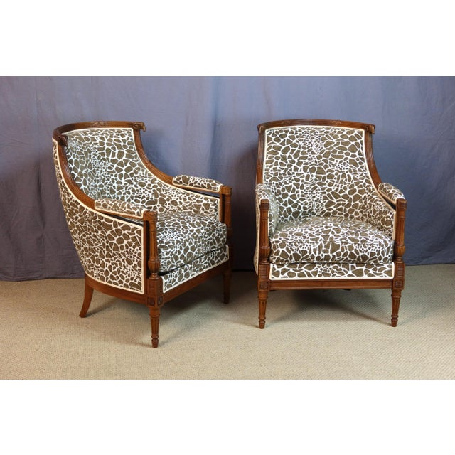 19th Century Bergère Armchairs, Set of 2 For Sale - Image 14 of 14