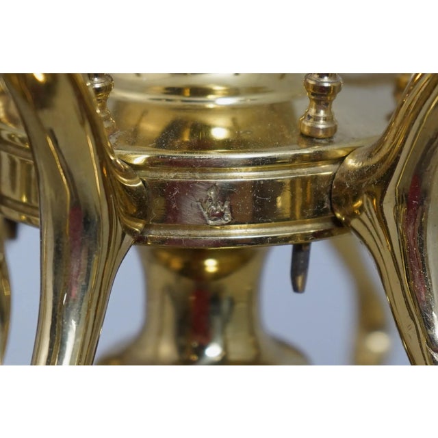 Virginia Metalcrafters Colonial Williamsburg Brass Chandelier Chairish