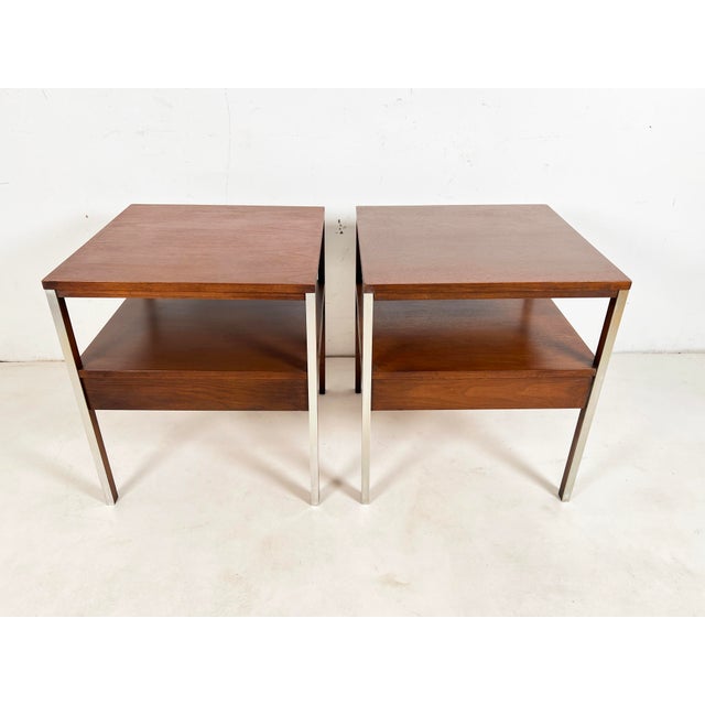 C. 1960s Paul McCobb for Calvin Furniture End Tables - A Pair For Sale - Image 9 of 10