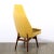Mid Century Walnut Back Chair in Yellow Loro Piana Cashmere by Adrian Pearsall For Sale - Image 9 of 13