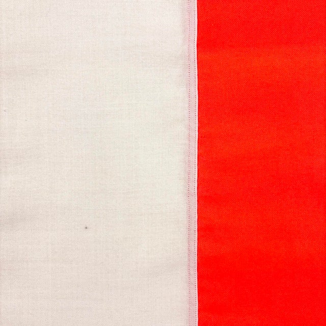 Late 20th Century Large Vintage Sewn Nautical Signal Flag For Sale - Image 5 of 5