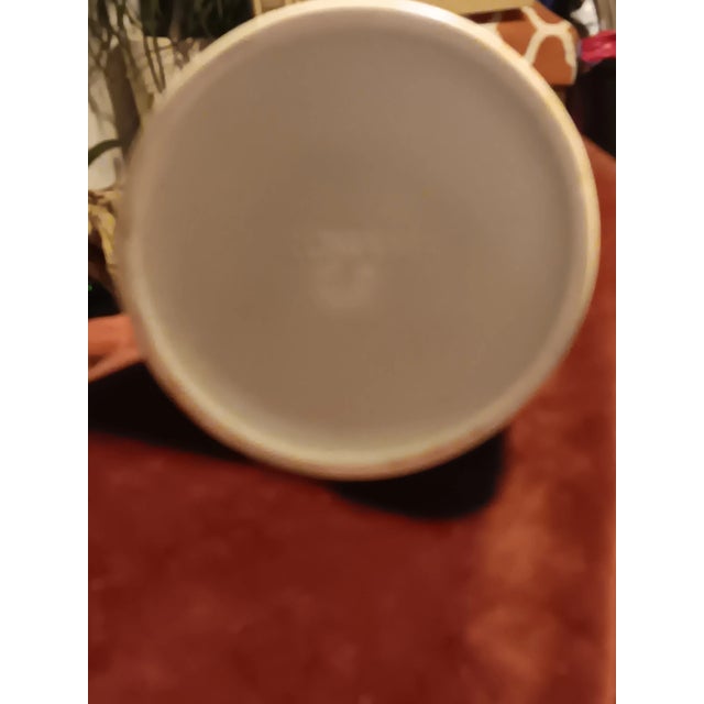 Last Call Mid 20th Century Romanian Light Green Ceramic Pottery Vase For Sale - Image 4 of 6