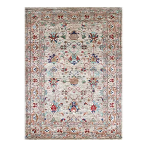 Hand Knotted Oushak Rug. 5'8" X 7'2"