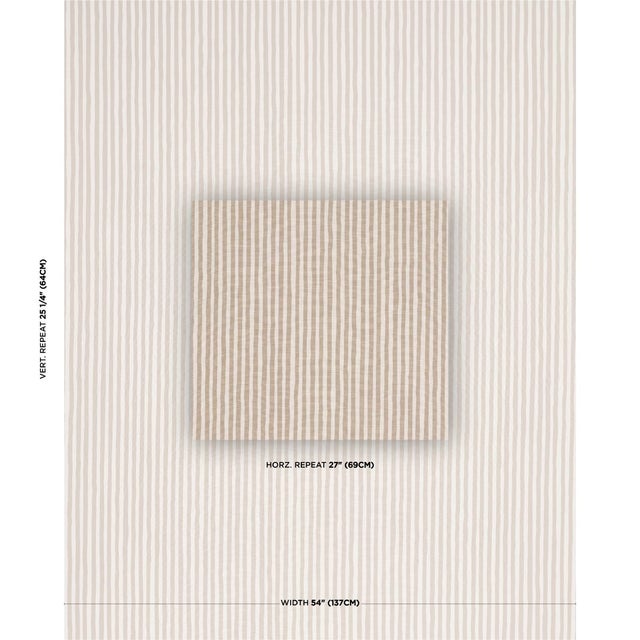 Groovy and graphic, Chaney Stripe is a contemporary pattern based on artwork hand-painted in our studio. Printed slightly...