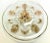 Mid-Century Modern 1960's Gold Overlay Glass Round Dish by George Briard For Sale - Image 3 of 8