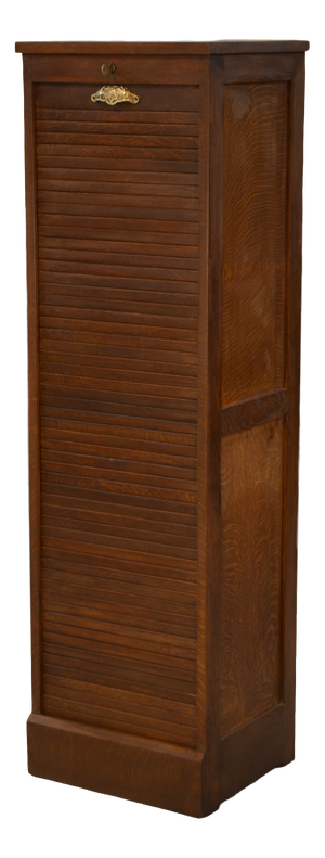 Oak Filing Cabinet, 1950s