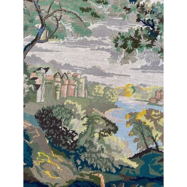 Mid-Century French Needlepoint Tapestry For Sale - Image 4 of 18