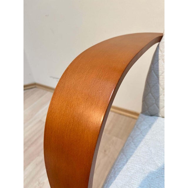 Spanish Club Chair in Beech and Plywood, 1990s For Sale - Image 16 of 18