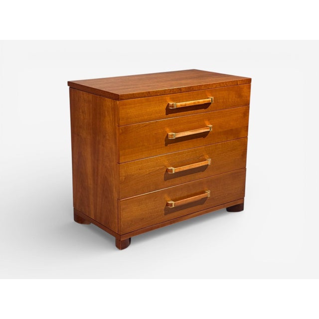 John Widdicomb, Chests of Drawers, Walnut, Brass, Usa, 1960s For Sale In New York - Image 6 of 12
