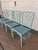Chinoiserie Vintage Chinoiserie Patio Dining Chairs by Meadowcraft For Sale - Image 3 of 12