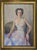 Unknown, Portrait of an Elegant Young Woman Seated in\., 1945, Oil Painting For Sale