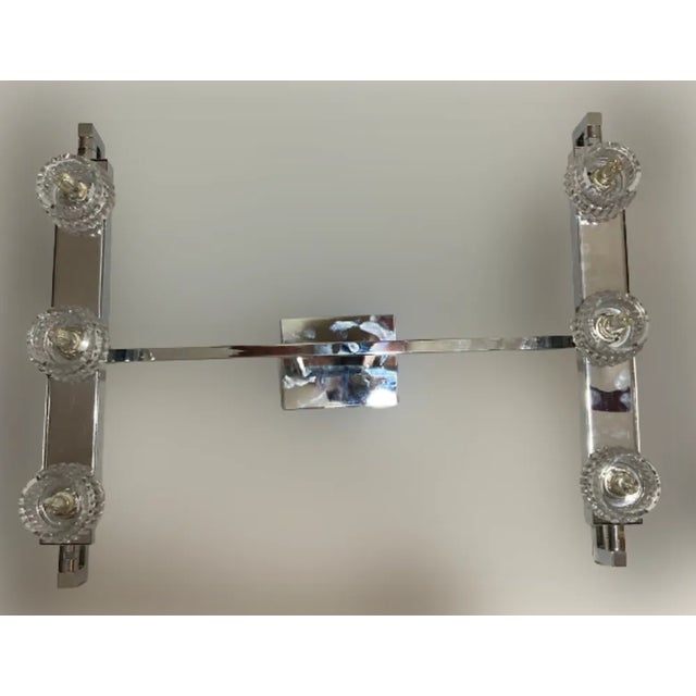 Silver Bohemian Crystal Lamp, 1990s For Sale - Image 8 of 11